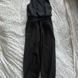 Abercrombie & Fitch Black Sleeveless Jumpsuit